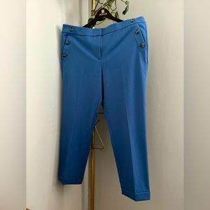 Loft Sailor Style Blue Dress Pants NWT  ~ Size 14